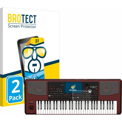 Afbeelding van BROTECT Screenprotector voor KORG Pa700 Folie Beschermfolie transparant (2 Stuks)