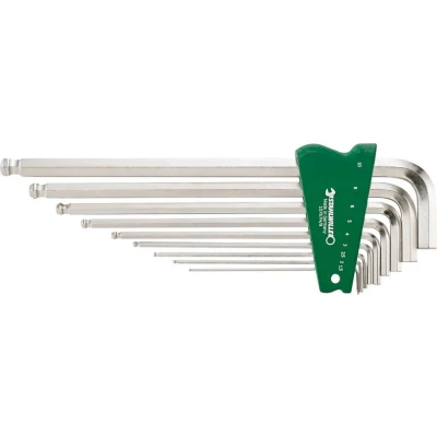 Afbeelding van Stahlwille 10771/8 SATZ KUGELKOPF WINKELSCHRAUBENDREHER TORX 8TLG. Haakse schroevendraaier