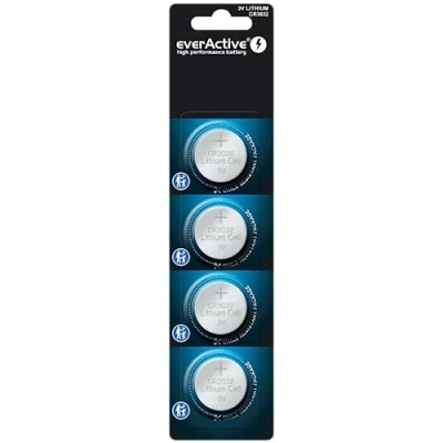 Afbeelding van 4 x everActive CR3032 mini lithium battery