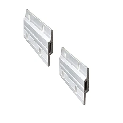 Afbeelding van 4 inch inbouwbeugel, KAIISSA in elkaar grijpende fotolijsthaak, zware fotohanger Z clipbeugel voor grote fotoweergavekunst galerij wandmontage hardware (2 paar)