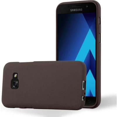 Afbeelding van Cadorabo Hoesje geschikt voor Samsung Galaxy A5 2017 in FROST BORDEAUX PAARS Beschermhoes gemaakt van flexibel TPU silicone Case Cover