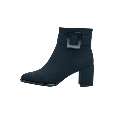 Afbeelding van Marco Tozzi Dames Bootie Zip+Slip 2 25338 43 Modelaarzen, DK.Navy Comb, 36 EU, dark Navy kam, EU