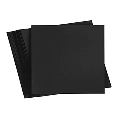 Afbeelding van Decoratie Karton, A5 148x210 mm, 200 gr, 100 vellen, zwart