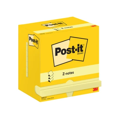 Afbeelding van Memoblok 3M Post it Z Note R350 76x127mm geel