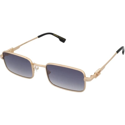 Afbeelding van Dsquared2 Uomo D2 0104/S LKS/08 Occhiali da sole Metallo Oro Blu Squadrata Normale Sfumato