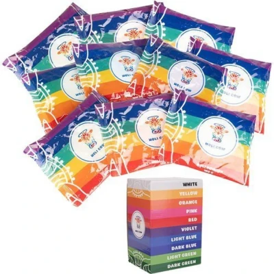 Afbeelding van Holi Cow Kleurrijk Poeder Set Van 10X100G