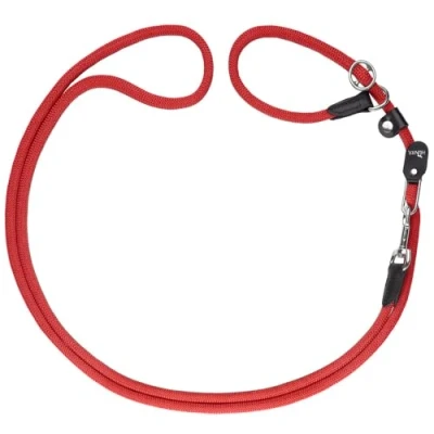Afbeelding van HUNTER Freestyle Retrieverlijn, touw, met geïntegreerde hals, robuust, weerbestendig, 1,0/260 cm, rood