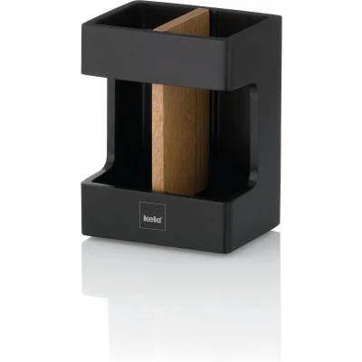 Afbeelding van Tandenborstelhouder Kela Cube Zwart