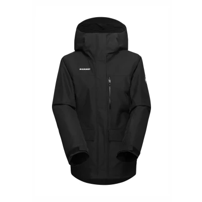 Afbeelding van Mammut Fall Line HS Thermo jack met capuchon dames zwart XXL