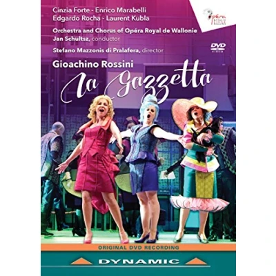 Afbeelding van Orchestra And Chorus Of Opéra Royal De Wallonie Rossini: La Gazzetta (DVD)