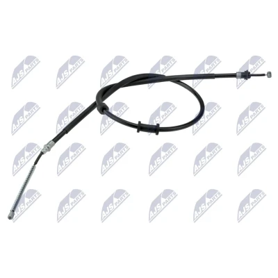 Afbeelding van NTY HLR FT 012 Handremkabel Rechts achter Trommelrem FIAT: Panda II Hatchback (169) 1.4 Natural Power, 1.1, 1.3 D Multijet, 1.2 2003 2013