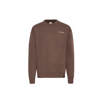 Afbeelding van Solid Hannes Sweater, Heren, Maat: Large, Java