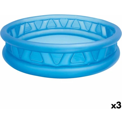 Afbeelding van Opblaasbaar Kinderzwembad Intex Blauw Rond 790 L 188 x 46 cm (3 Stuks)