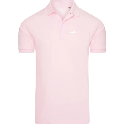Afbeelding van Ballin Est. 2013 Polo SS Basic Roze Maat 3XL