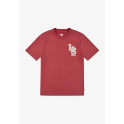 Afbeelding van Levi&#039;s Streamline Monogram TEE Tshirt print voor kinderen, Maat: 104, Cardinal