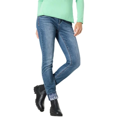 Afbeelding van TIMEZONE Dames Jeans Broeken slim ENAYTZ WOMANSHAPE Fit Blauw 26W / 34L Volwassenen