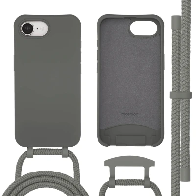 Afbeelding van Apple iPhone 16e MagSafe Hoesje Siliconen en TPU (zacht) imoshion Softcase/Koordhoesje/Backcover Zwart Telefoonhoesje