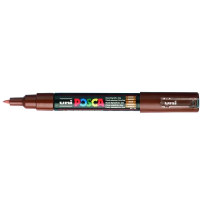 Afbeelding van Uni POSCA paintmarker PC 1MC, 0,7 mm, bruin