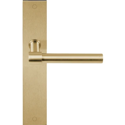 Afbeelding van Formani deurkruk Piet Boon ONE PBL15P236SFC op schild PVD mat goud