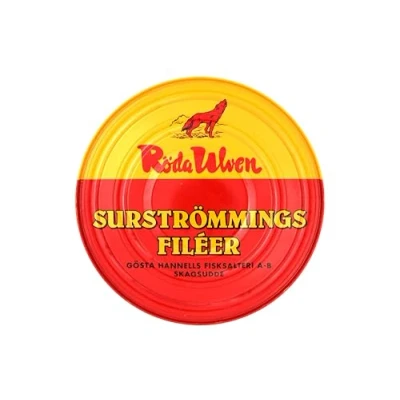 Afbeelding van Surströmming Filets gefermenteerde haringfilets in traditioneel blik