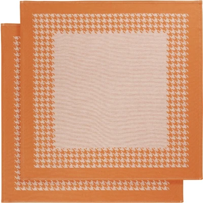 Afbeelding van Theedoeken de Witte Lietaer Pied Poule Orange (2 stuks)