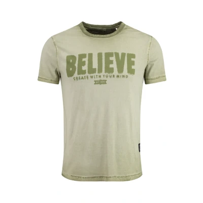 Afbeelding van Key Largo Create Round Tshirt print, Heren, Maat: 3XL, Cactus green