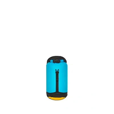 Afbeelding van Sea to Summit Evac Compression Dry Bag UL XS 5L, compacte en waterdichte tas, ultralicht, met rolsluiting, wandelen peddelsport, 15,2 x 31,5 cm, Atoll Blue, 64 g, blauw, 20 liter