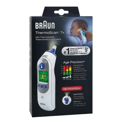 Afbeelding van Braun Thermoscan 7 Oorthermometer met nachtmodus