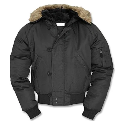 Afbeelding van Mil Tec US pilotenparka N2B Basic zwart