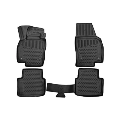 Afbeelding van Element EXP.ELEMENT3D02215210k rubberen vloermatten voor Skoda Scala, 2019 &gt;, 5 deurs hatchback, 4 kruiden, zwart