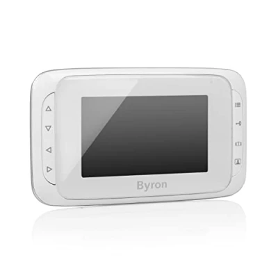 Afbeelding van Byron Video binnenunit voor, Extra monitor voor Accessoires deurintercom Draadloos, Digitaal, Radiografisch Wit