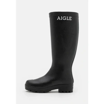 Afbeelding van Aigle Atelier Regenlaarzen, Heren, Maat: 43, Noir Natuurrubber