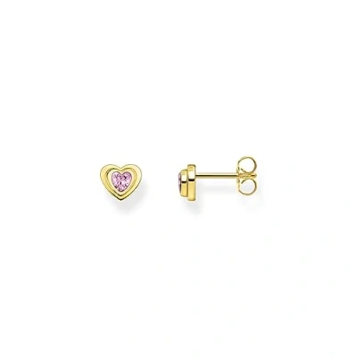 Afbeelding van Thomas Sabo H2271 414 9 Oorbellen Dames 925er Zilver geel verguld