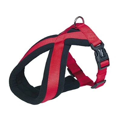 Afbeelding van Nobby hondentuig comfort classic rood buikomvang 70 100 cm breedte 25/50 mm