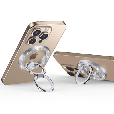 Afbeelding van ESR HaloLock Magnetische mobiele telefoonringhouder, vingerhouder, compatibel met MagSafe telefoonringstandaard, telefoongreep, iPhone 16/15/14/13/12 serie, verstelbare