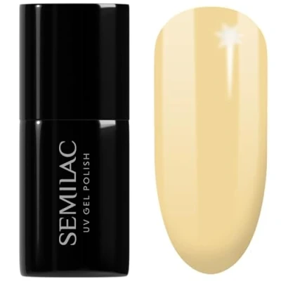 Afbeelding van Semilac UV nagellak Hybrid 589 Yellow Petunia 7ml collectie Fiori