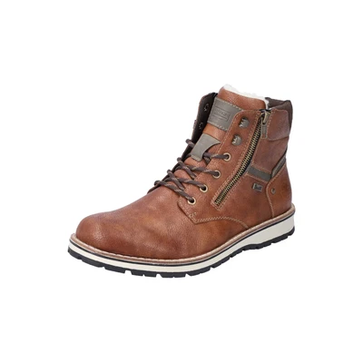 Afbeelding van rieker Winterlaarzen met comfortabele tex uitrusting, vrijetijdsschoen, veterschoen