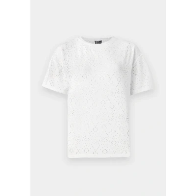 Afbeelding van Pieces Pcabby TEE Tshirt basic, Dames, Maat: Small, Cloud dancer