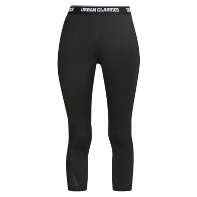 Afbeelding van Urban Classics Ladies TECH Pedal Pusher Legging, Dames, Maat: XS, Black
