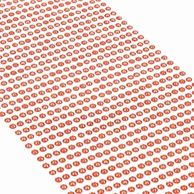 Afbeelding van Movoja Rode strassteentjes, 1200 stuks, 3 mm, zelfklevend om te versieren en knutselen, sierstenen op plakken, steentjes decoratieve stenen, knutselstenen, rood