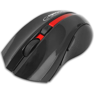 Afbeelding van Esperanza EM129R Draadloze Bluetooth 6D muis, zwart/rood
