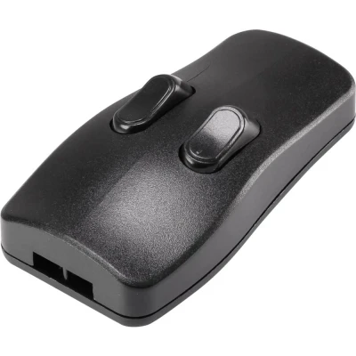 Afbeelding van TRU COMPONENTS Snoerschakelaar Zwart 2x uit/aan 2 A 1 stuk(s)