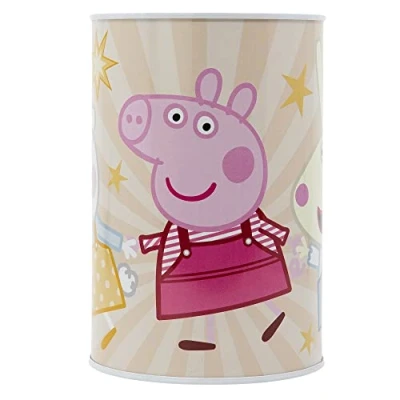 Afbeelding van Peppa Pig Kindness Counts spaarpot voor kinderen van metaal