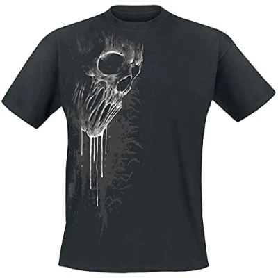 Afbeelding van Spiral Heren Tshirt L BAT CURSE Zwart