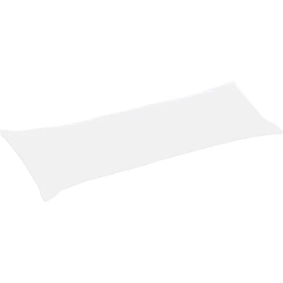 Afbeelding van ECOMMERC3 Kussensloop, 50 x 75 cm, set van 2, extra zacht, ademend en robuust, wit, 100% gemaakt in Spanje