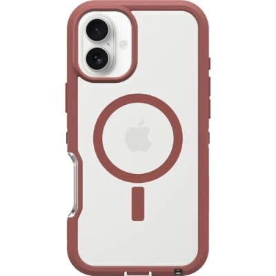 Afbeelding van Otterbox Defender XT Clear iPhone 16 Plus Hoesje dust bowl brown