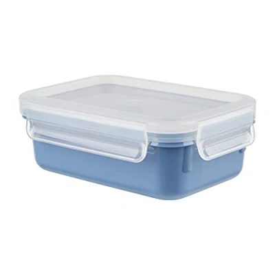 Afbeelding van Emsa N10122 Clip &amp; Close Color Edition vershouddoos, 0,55 liter, 100% lekvrij/hygiënisch, BPA vrij, vaatwasser , magnetron en vriesbestendig, aquablauw
