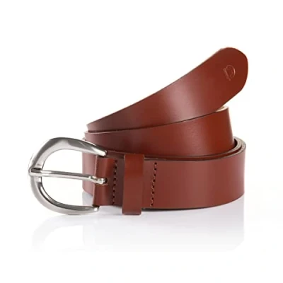 Afbeelding van TOM Tailor Denim KATY Riem, Dames, Maat: 85, Cognac