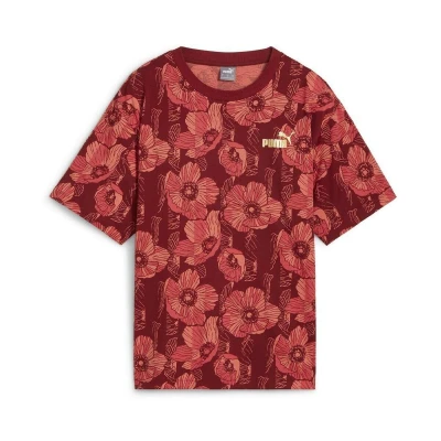 Afbeelding van Puma Class ACT TEE Tshirt print, Dames, Maat: Medium, Intense red