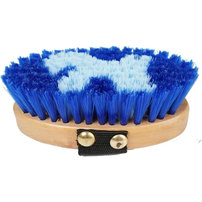 Afbeelding van Horka Zachte Borstel Hout Pony Blauw